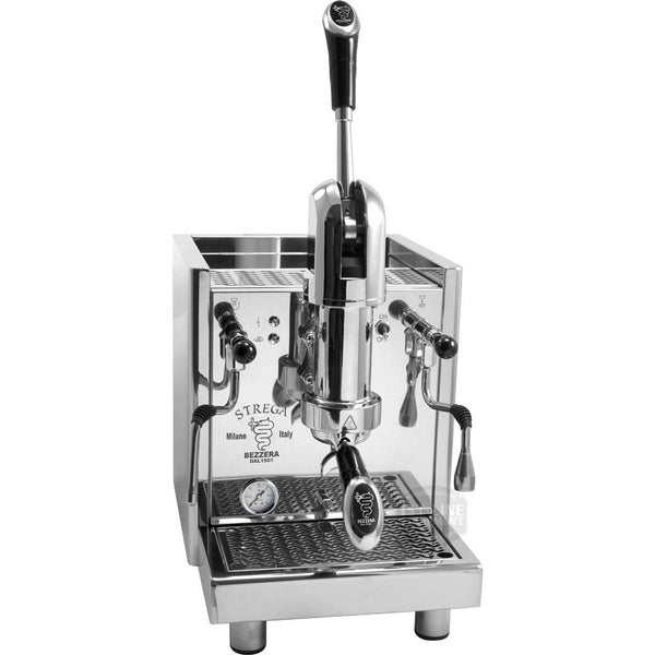 La Pavoni Stradivari Manual Espresso Machine - Wood & Chrome - PSW